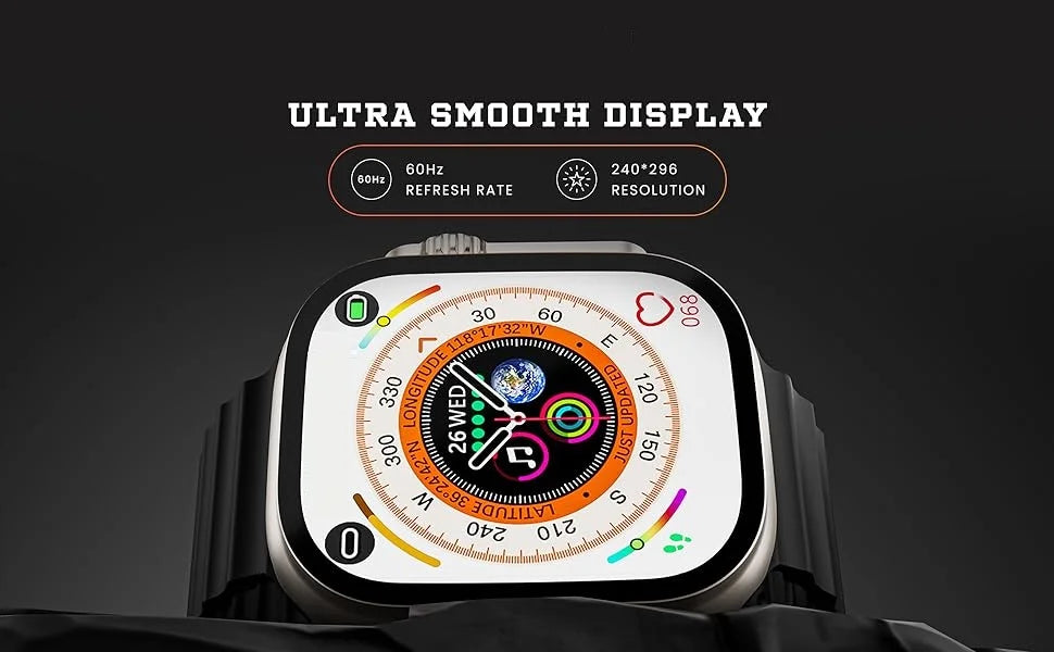 T10 Ultra Smartwatch Compatible with 3G/4G/5G Android & iOS