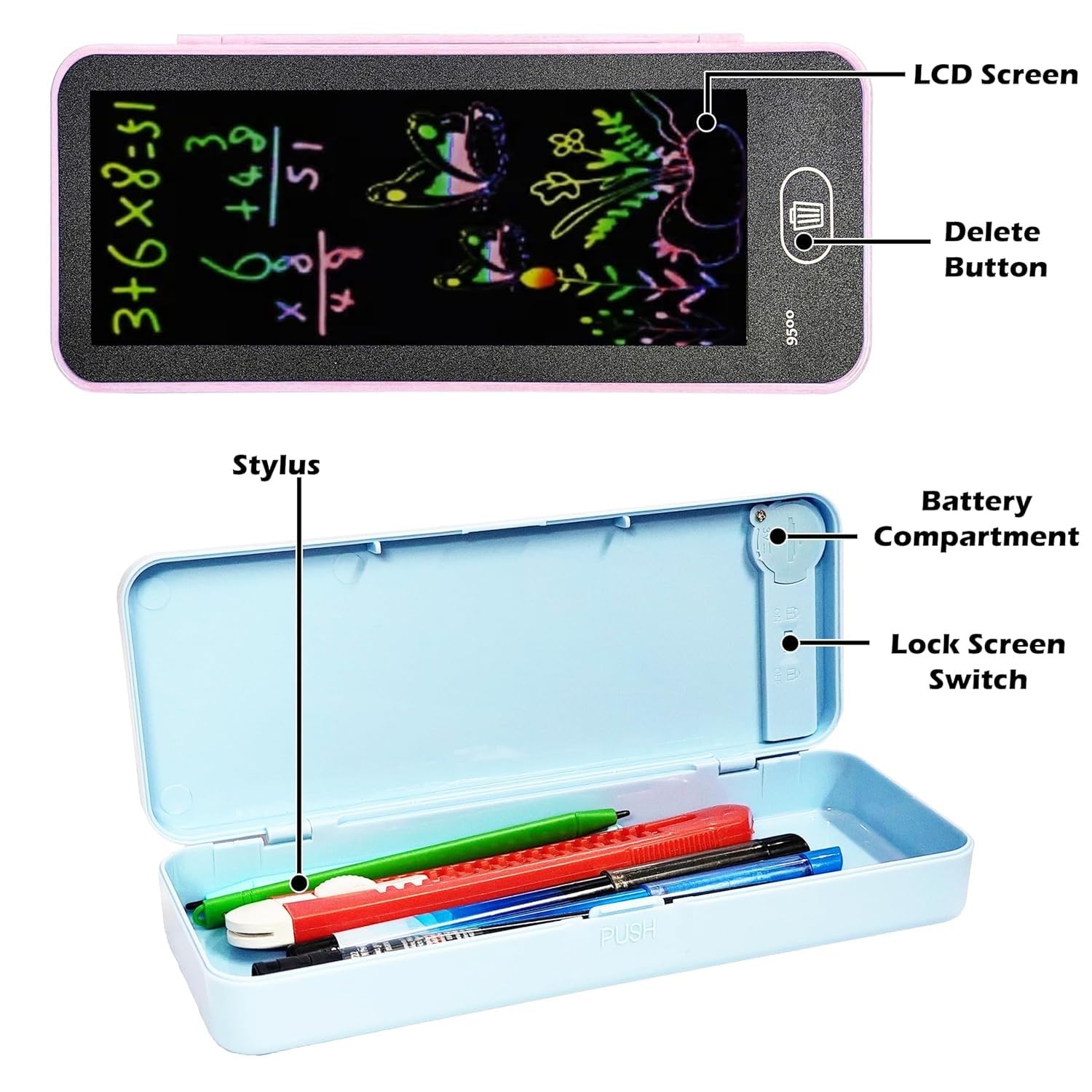 LCD Drawing Geometry box for Kids