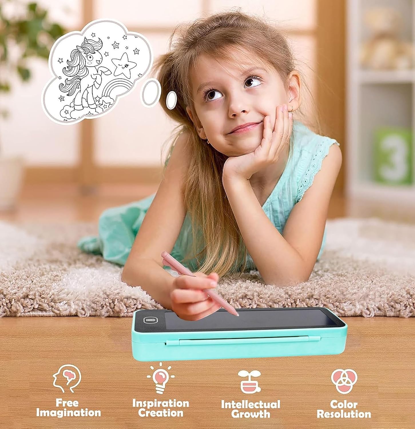 LCD Drawing Geometry box for Kids