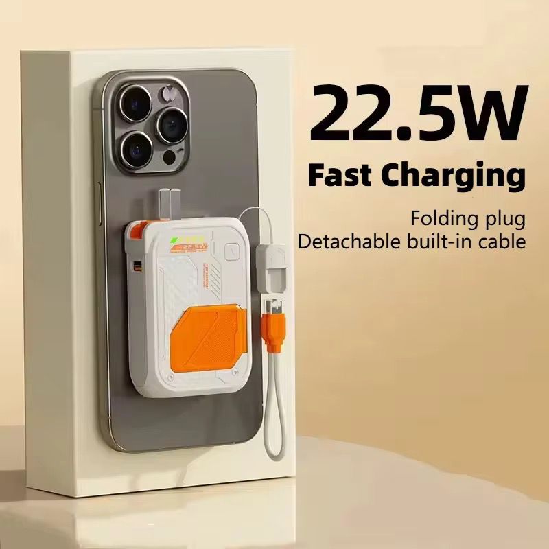 5 in 1 Portable Travel Adapter Wireless Charger Powerbank