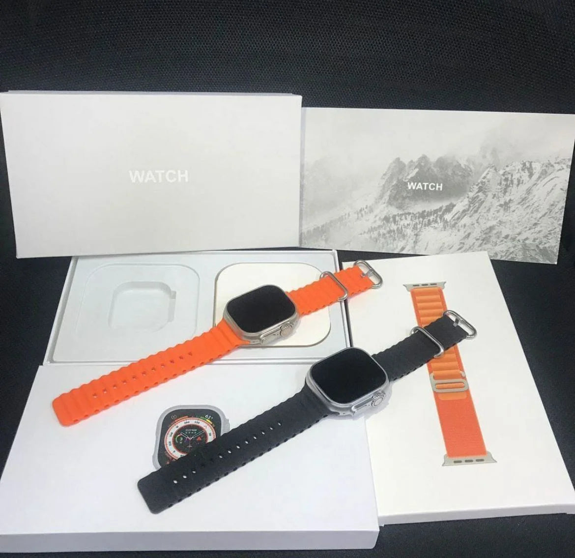 Watch 8 Ultra (LOGO ON /OFF) Smartwatch (Dual Strap)