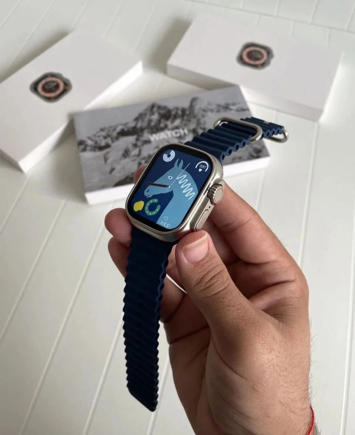 Watch 8 Ultra (LOGO ON /OFF) Smartwatch (Dual Strap)